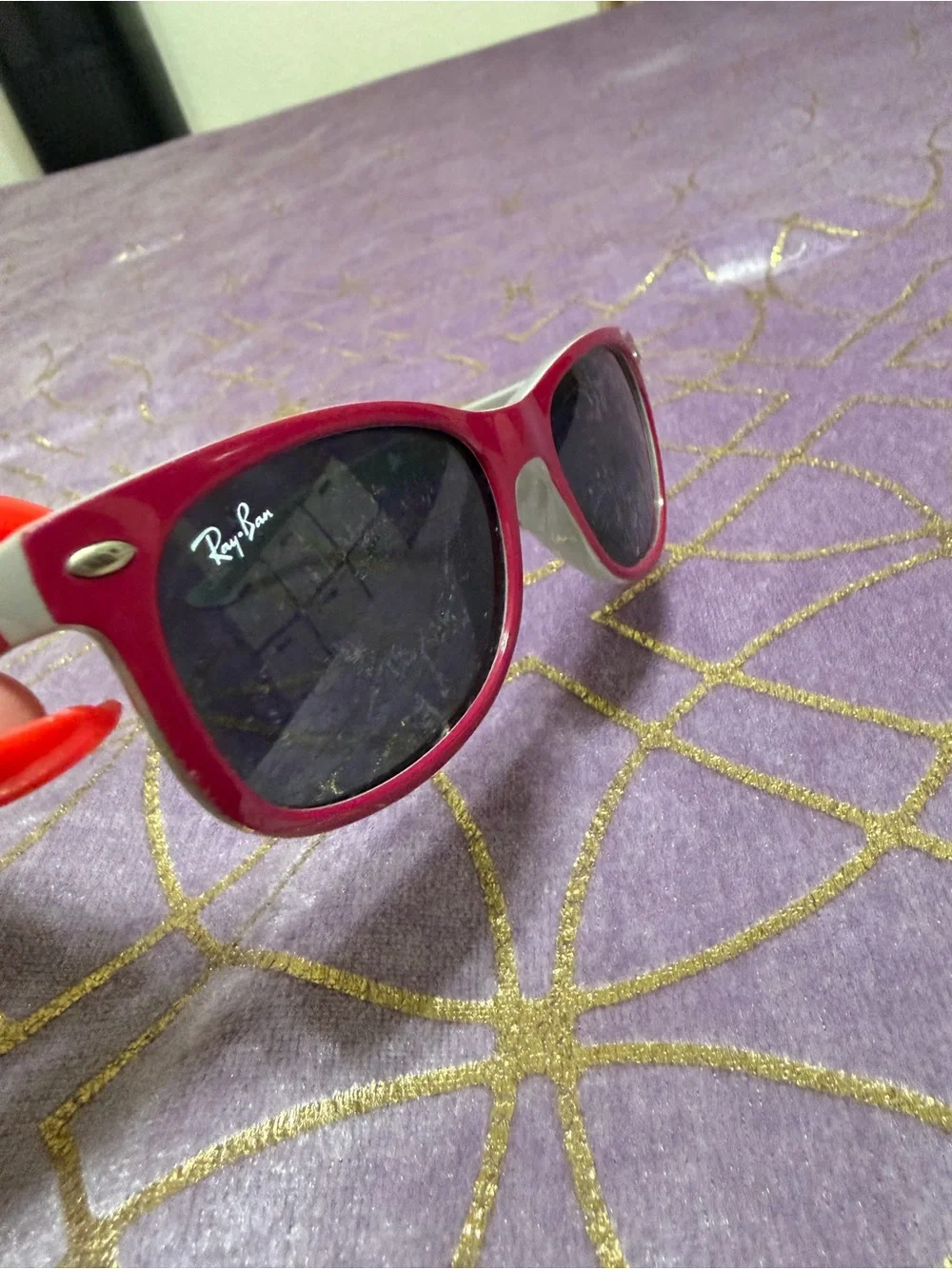 💥 KIDS Ray-Ban Red Wayfarer Sunglasses